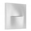 Lisca Aluminium White Square LED Step or Wall Light IP65